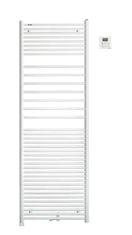 Sèche-serviettes eau chaude mixte ACOVA, Angora blanc