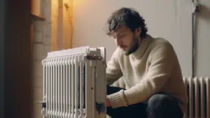 radiateur électrique démonté