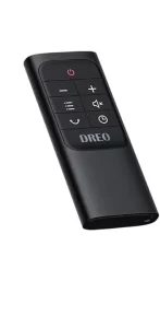Dreo-Solaris-Slim-H3-télécommande