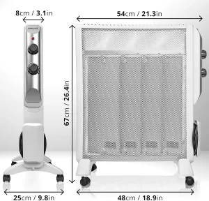 Duronic-HV220-WE-dimension