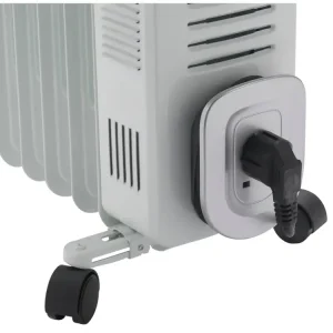 Radiateur bain d'huile électrique EQUATION Olea 2 2000 W roulettes