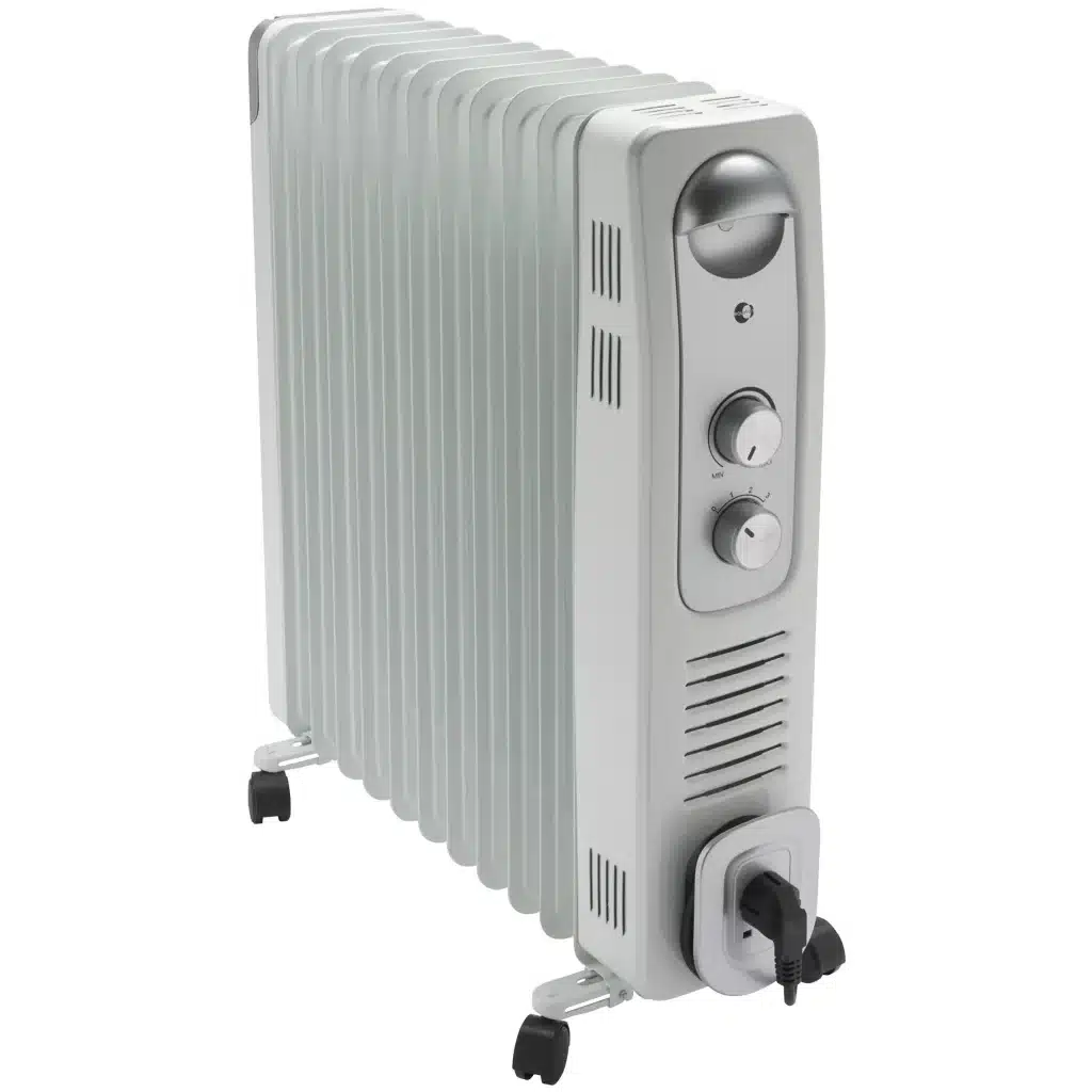 Radiateur bain d'huile électrique EQUATION Olea 2 blc silv 2500