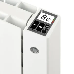 Radiateur électrique connecté à inertie fluide 2000W ACOVA Percale2 horizontal panneau de controle