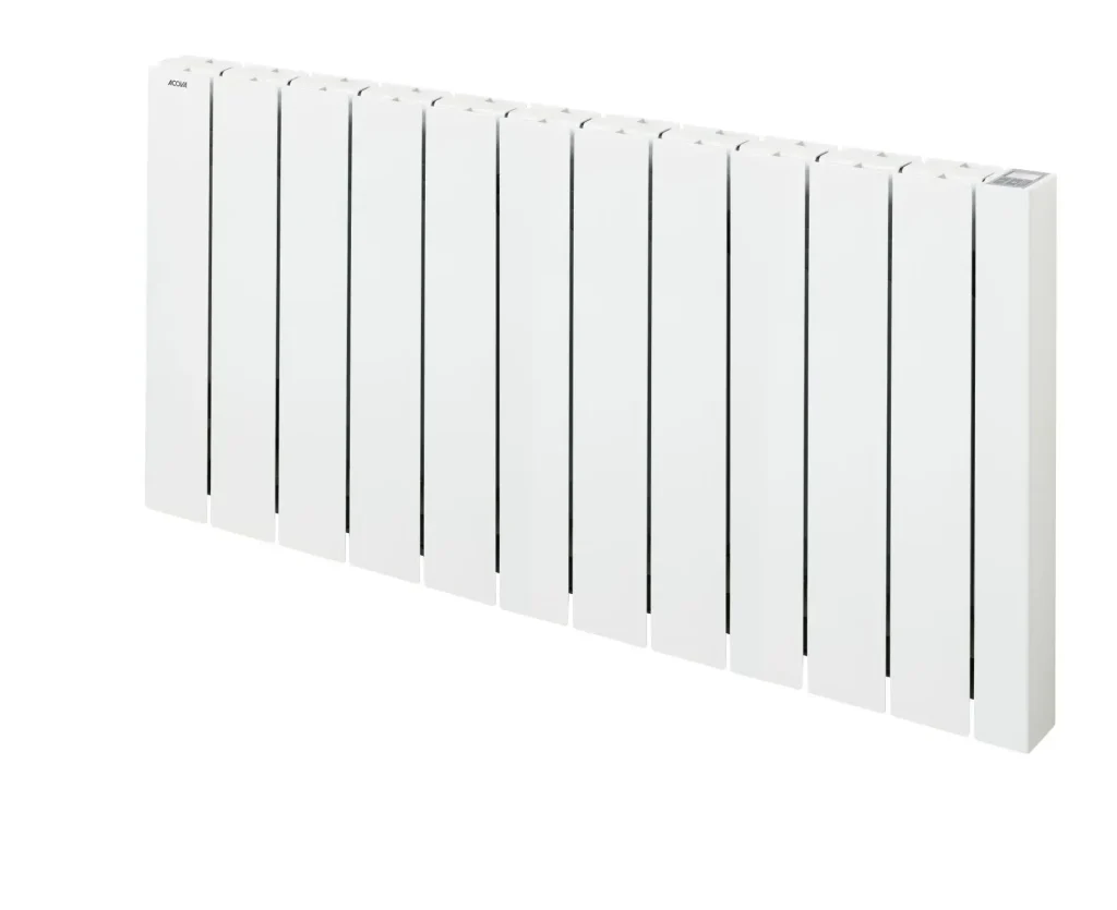 Radiateur électrique connecté inertie fluide 2000W ACOVA Alcantara horizontal