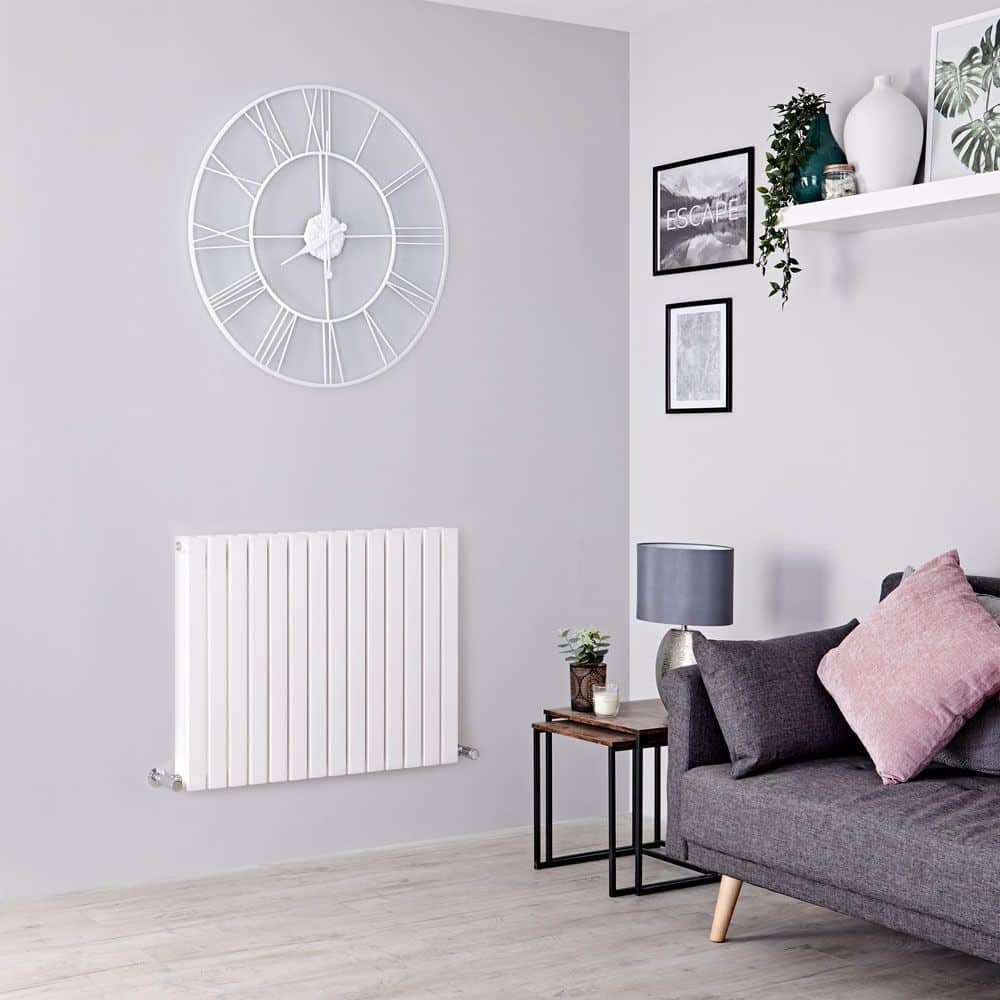Radiateur à eau chaude 2 rangs Blanc