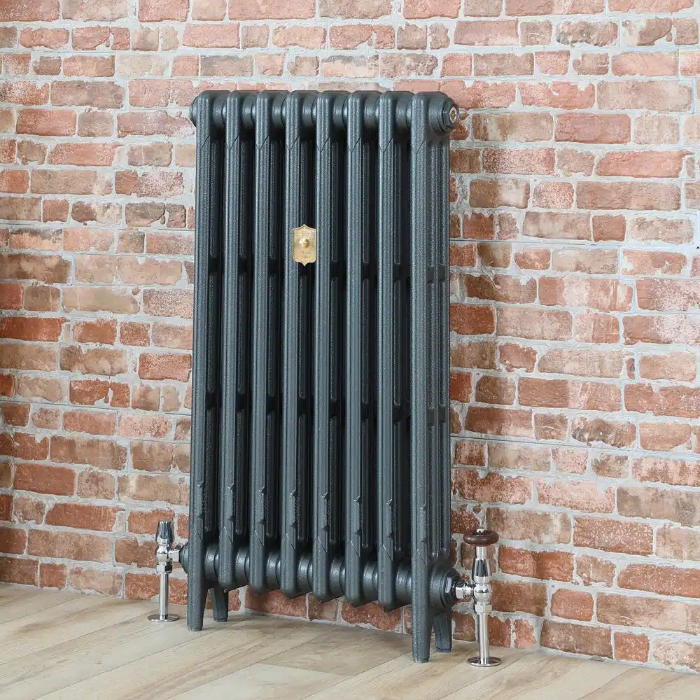 Radiateur à eau chaude 3 rangs Argent Antique