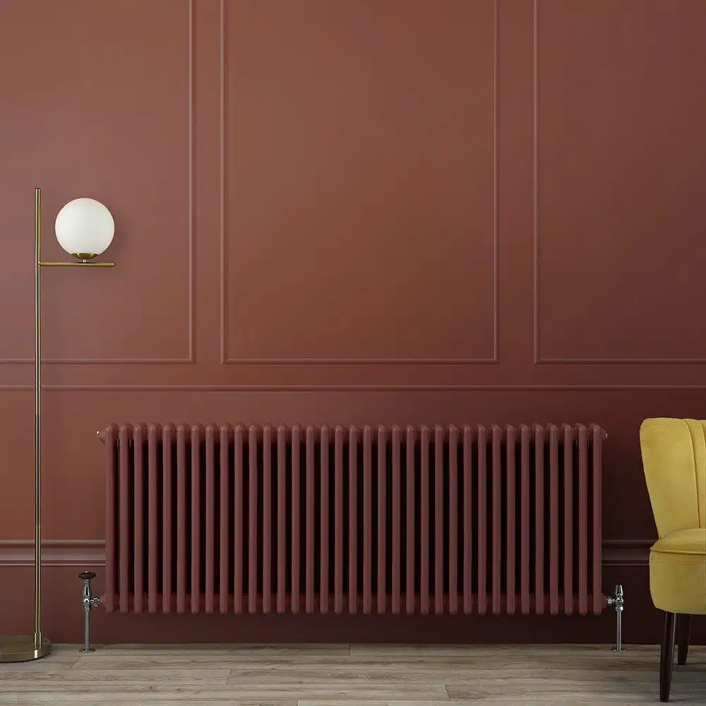 Radiateur à eau chaude 3 rangs Rouge (Booth Red)