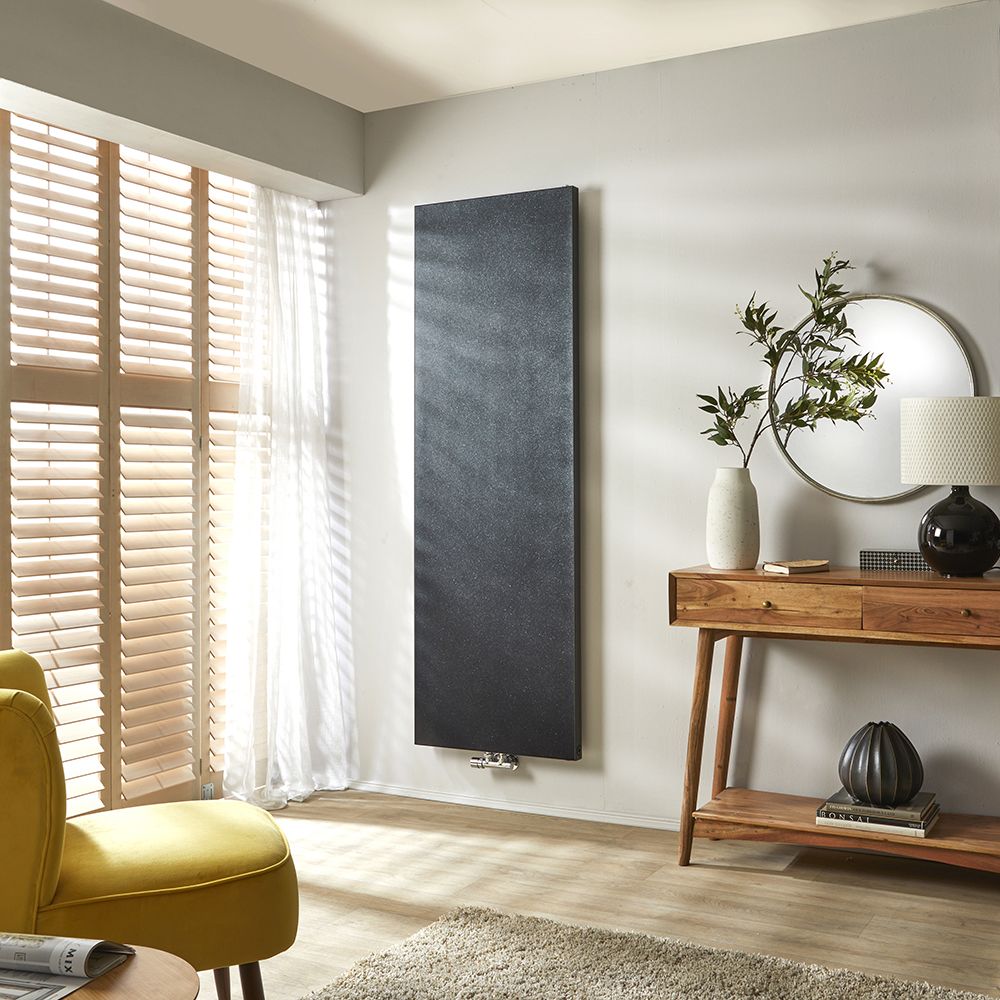 Radiateur à eau chaude Quartz noir