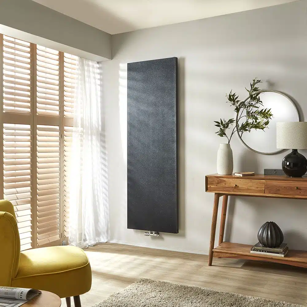 Radiateur à eau chaude Quartz noir