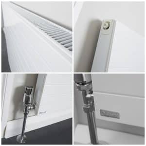 Radiateur à eau chaude Stelrad Vita Deco K1 par Hudson Reed