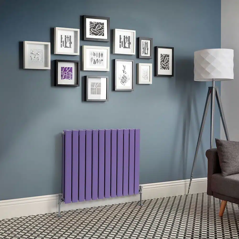 Radiateur à eau chaude double rang Violet