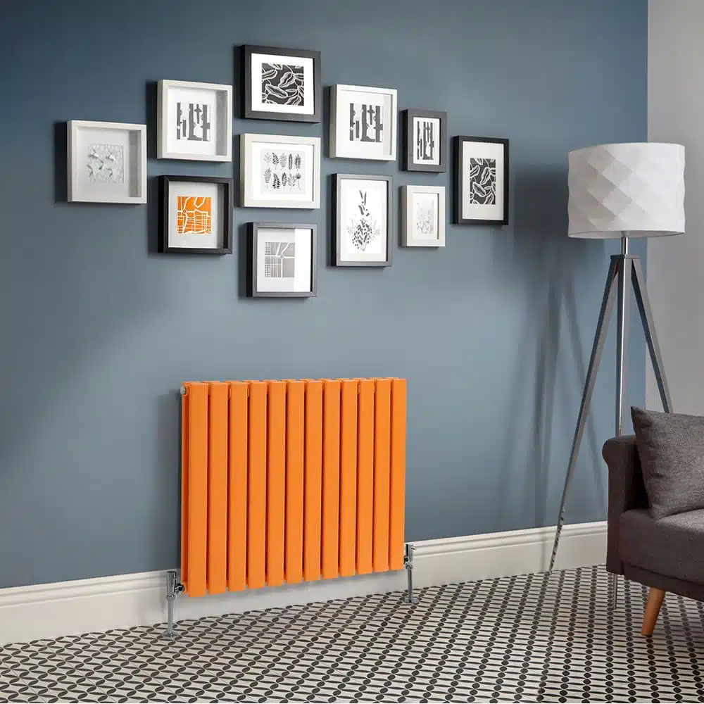 Radiateur à eau chaude double rang Orange