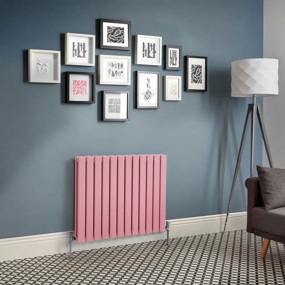 Radiateur à eau chaude double rang Rose