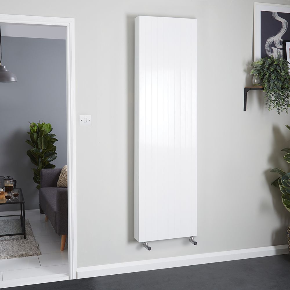 Radiateur à eau chaude vertical blanc K2 2338 watts*